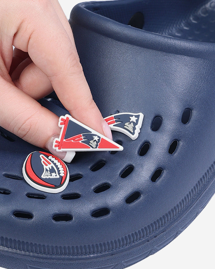 New England Patriots 6 Pack Team Clog Charms FOCO - FOCO.com