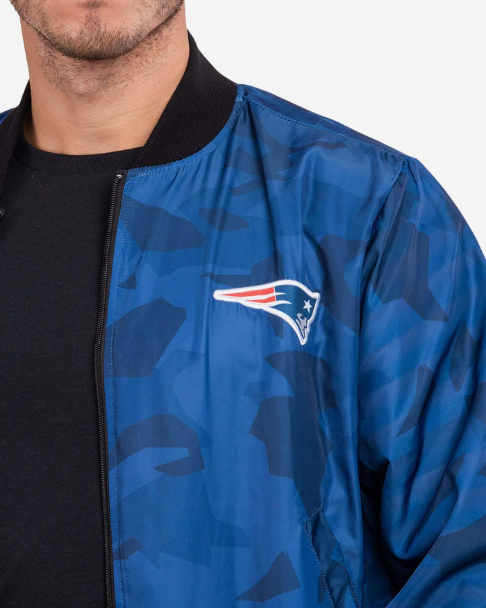 New England Patriots Camo Bomber Jacket FOCO - FOCO.com