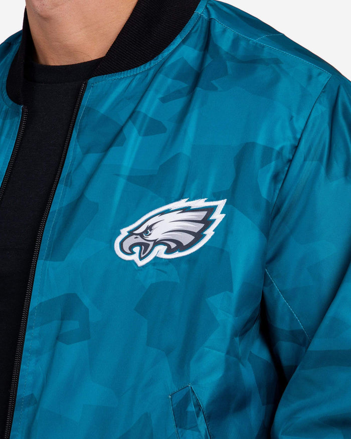 Philadelphia Eagles Camo Bomber Jacket FOCO - FOCO.com
