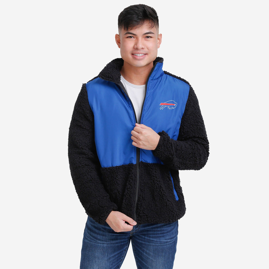 Buffalo Bills Sherpa Soft Zip Up Jacket FOCO S - FOCO.com