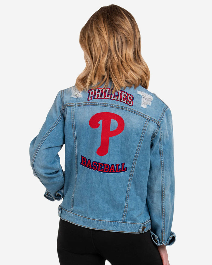 Philadelphia Phillies Womens Denim Days Jacket FOCO - FOCO.com