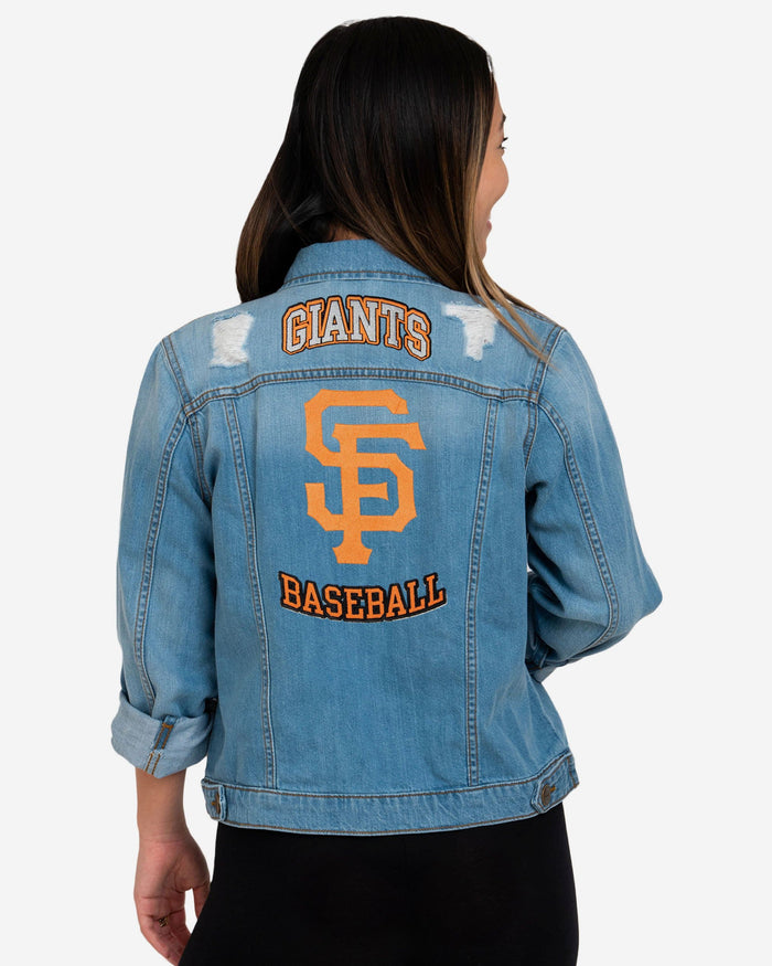 San Francisco Giants Womens Denim Days Jacket FOCO - FOCO.com