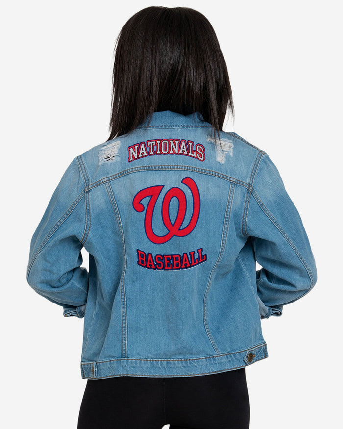 Washington Nationals Womens Denim Days Jacket FOCO - FOCO.com