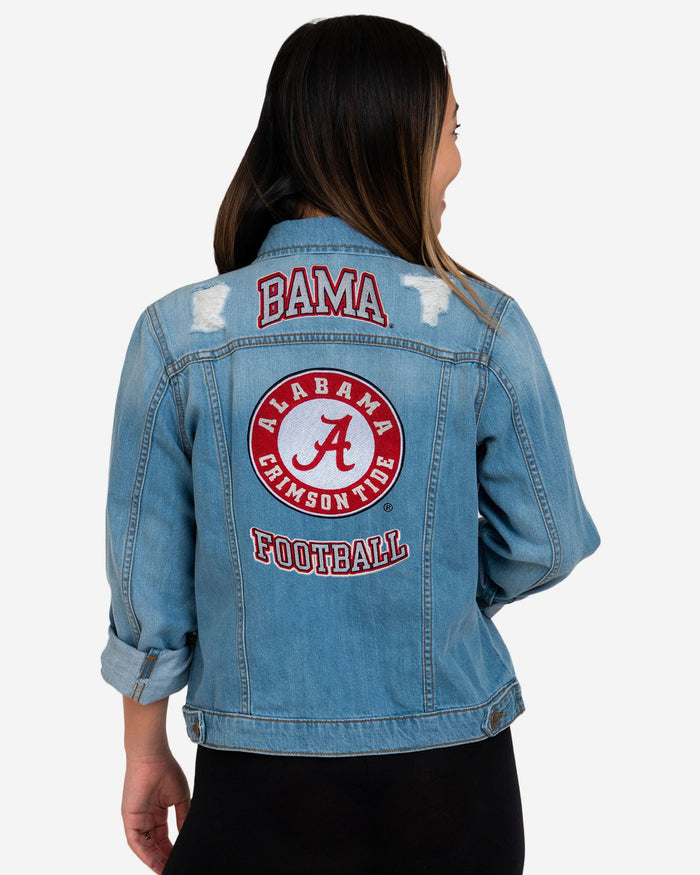 Alabama Crimson Tide Womens Denim Days Jacket FOCO - FOCO.com
