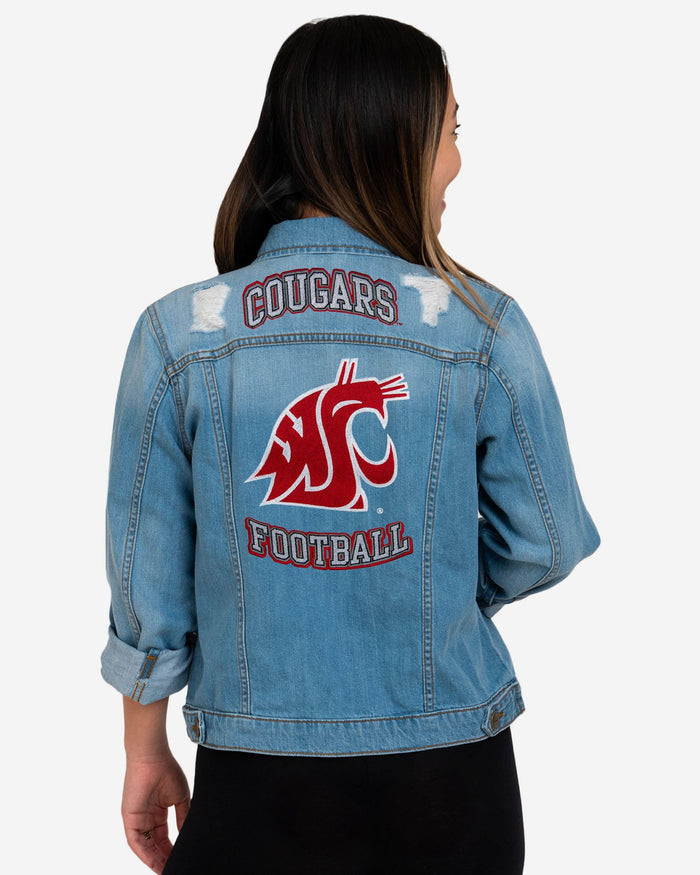 Washington State Cougars Womens Denim Days Jacket FOCO - FOCO.com