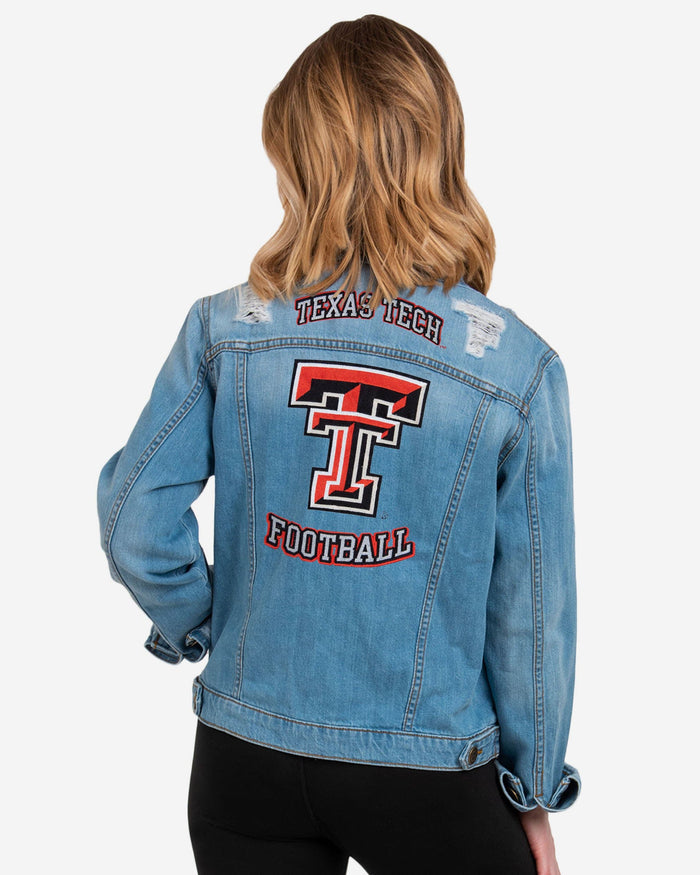 Texas Tech Red Raiders Womens Denim Days Jacket FOCO - FOCO.com