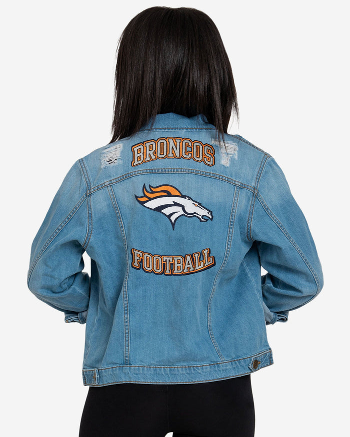Denver Broncos Womens Denim Days Jacket FOCO - FOCO.com