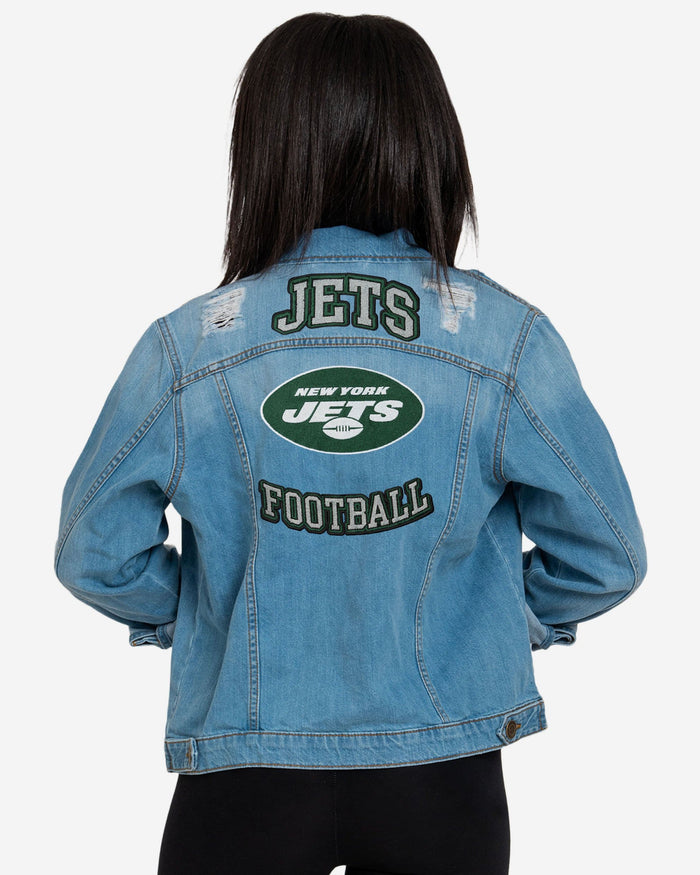 New York Jets Womens Denim Days Jacket FOCO - FOCO.com