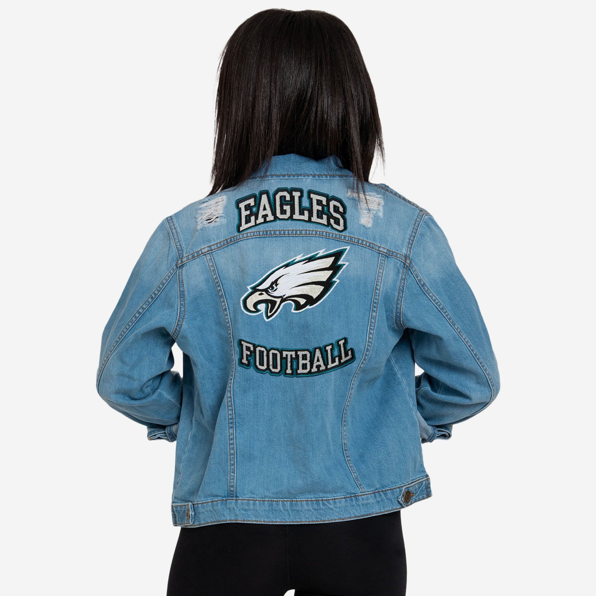 Philadelphia Eagles Womens Denim Days Jacket FOCO