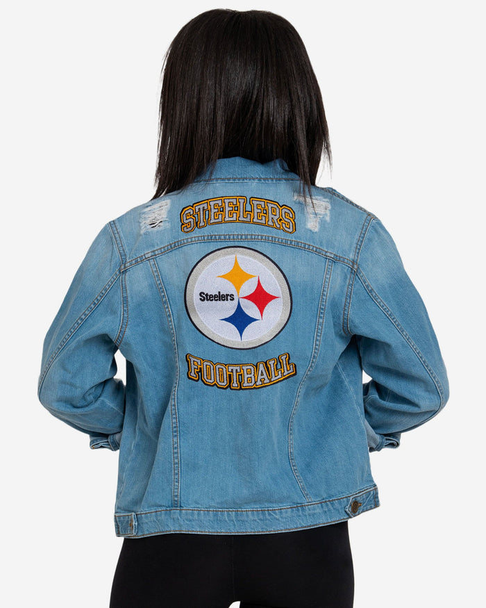 Pittsburgh Steelers Womens Denim Days Jacket FOCO - FOCO.com