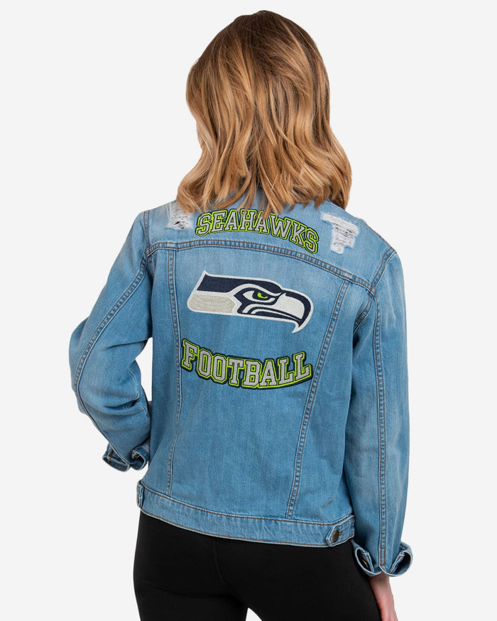Seattle Seahawks Womens Denim Days Jacket FOCO - FOCO.com