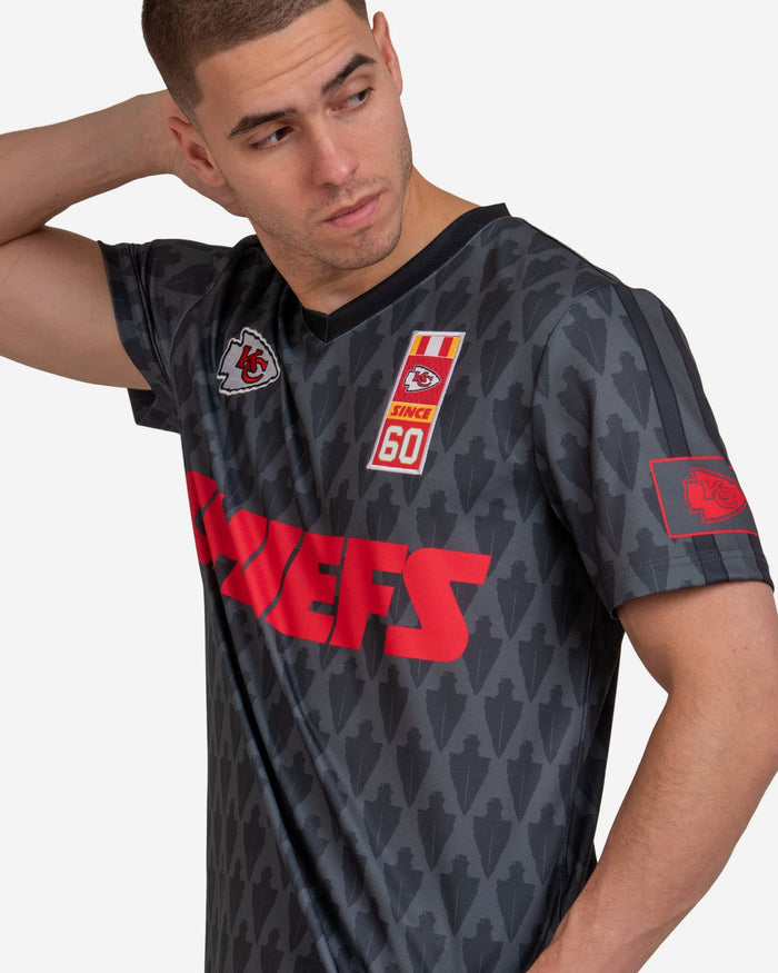 Kansas City Chiefs Short Sleeve Soccer Style Jersey FOCO - FOCO.com