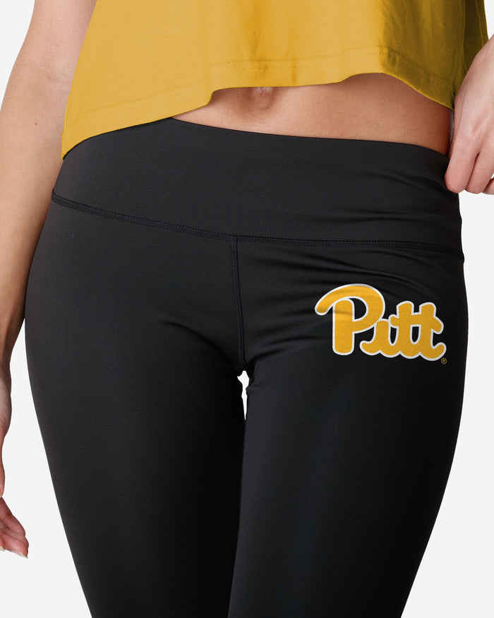 Pittsburgh Panthers Womens Calf Logo Black Legging FOCO - FOCO.com