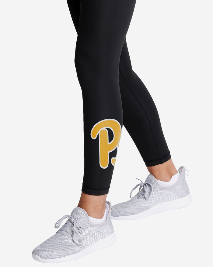 Pittsburgh Panthers Womens Calf Logo Black Legging FOCO - FOCO.com