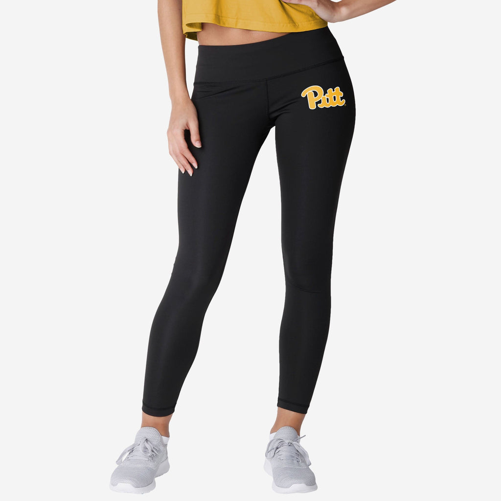 Pittsburgh Panthers Womens Calf Logo Black Legging FOCO S - FOCO.com