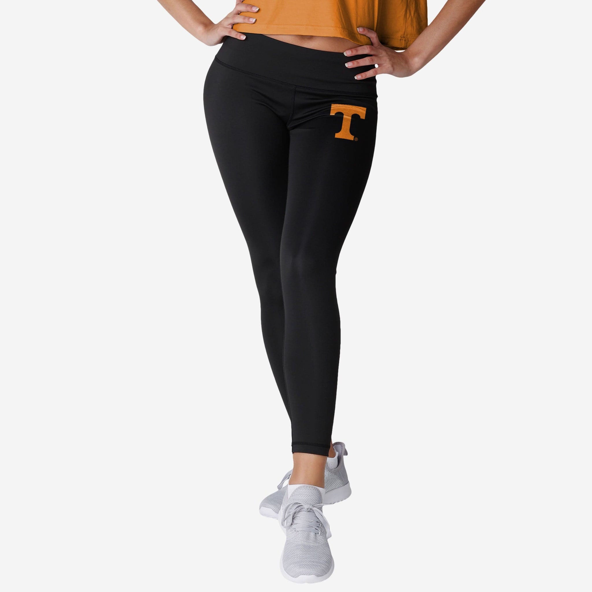 FOCO Tennessee Volunteers Womens Calf Logo Black Legging, Size: L