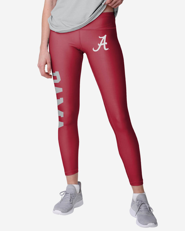 Alabama Crimson Tide Womens Solid Big Wordmark Legging FOCO