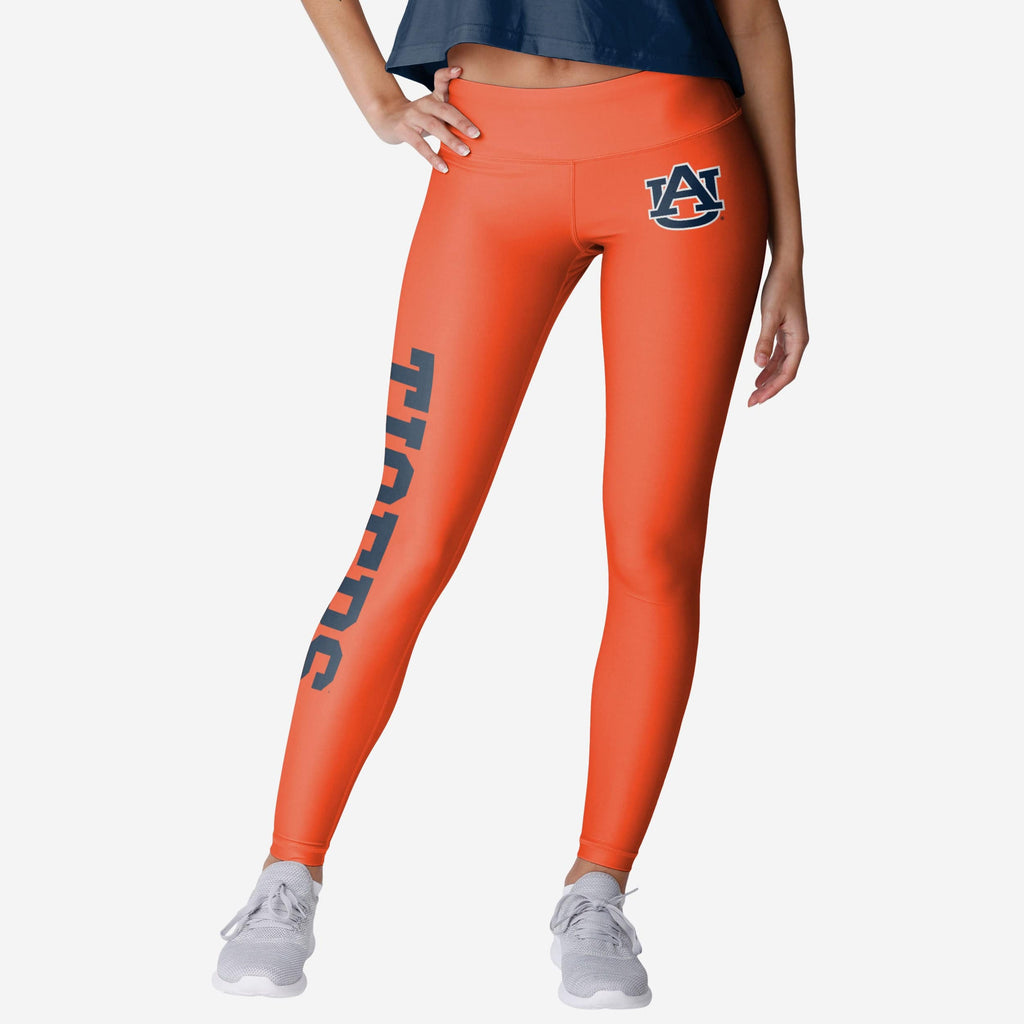 Auburn Tigers Womens Solid Big Wordmark Legging FOCO S - FOCO.com