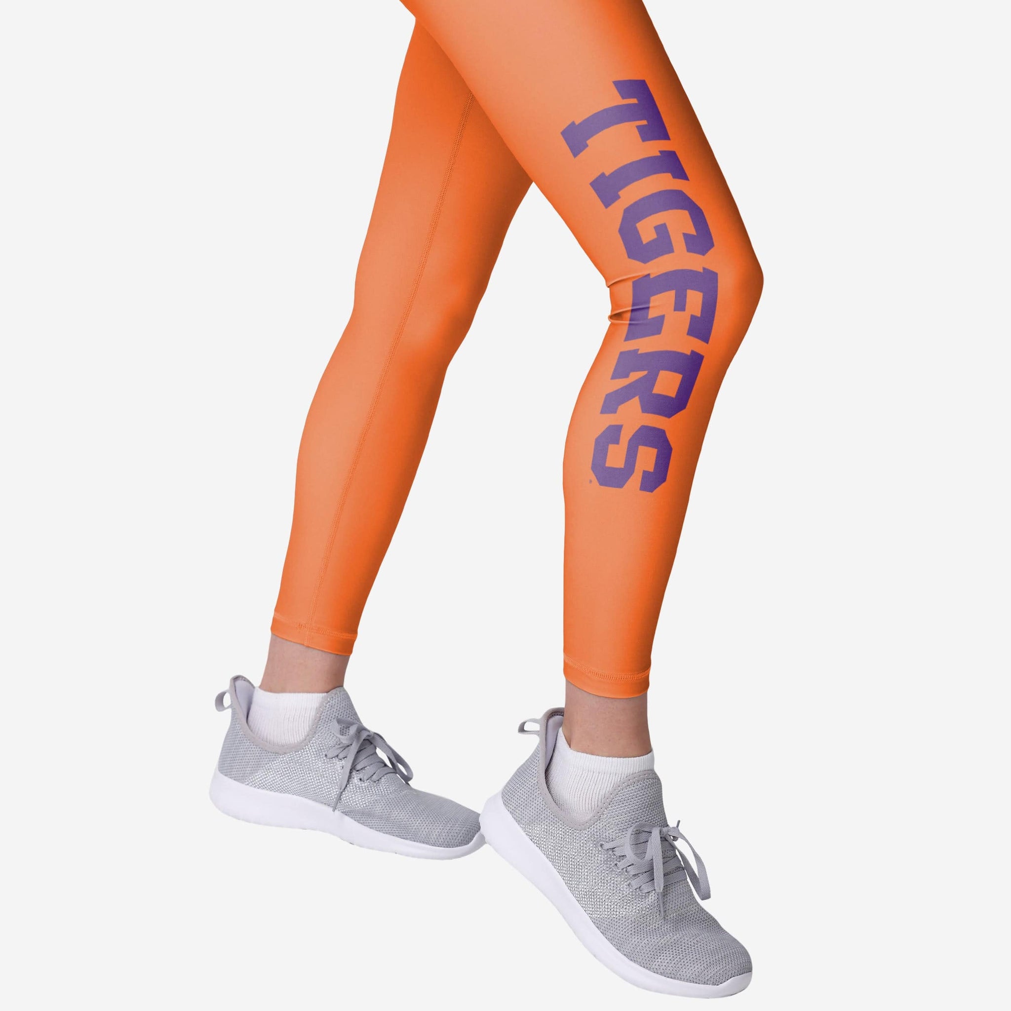 FOCO Clemson Tigers NCAA Womens Calf Logo Black Leggings
