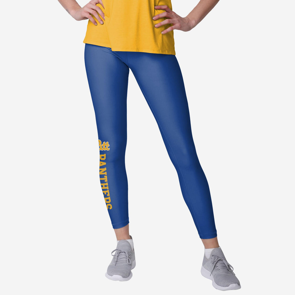 Pittsburgh Panthers Womens Solid Wordmark Legging FOCO S - FOCO.com