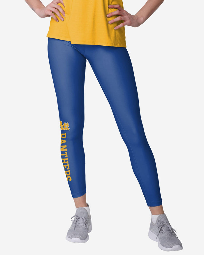Pittsburgh Panthers Womens Solid Wordmark Legging FOCO S - FOCO.com