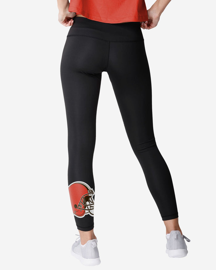 Cleveland Browns Womens Calf Logo Black Legging FOCO - FOCO.com