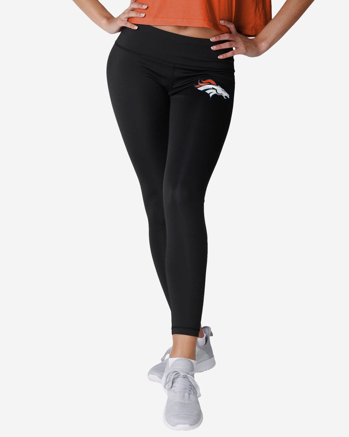 Denver Broncos Womens Calf Logo Black Legging FOCO S - FOCO.com
