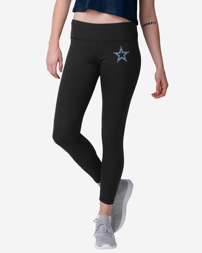 Dallas Cowboys Womens Calf Logo Black Legging FOCO S - FOCO.com