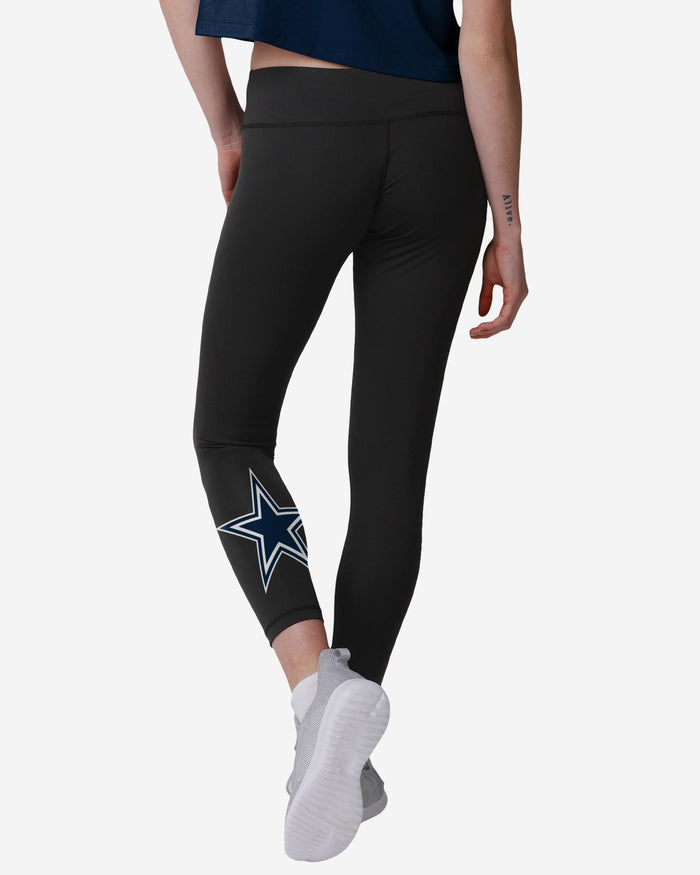 Dallas Cowboys Womens Calf Logo Black Legging FOCO - FOCO.com