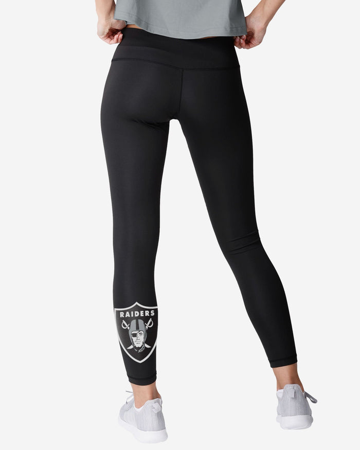 Las Vegas Raiders Womens Calf Logo Black Legging FOCO - FOCO.com