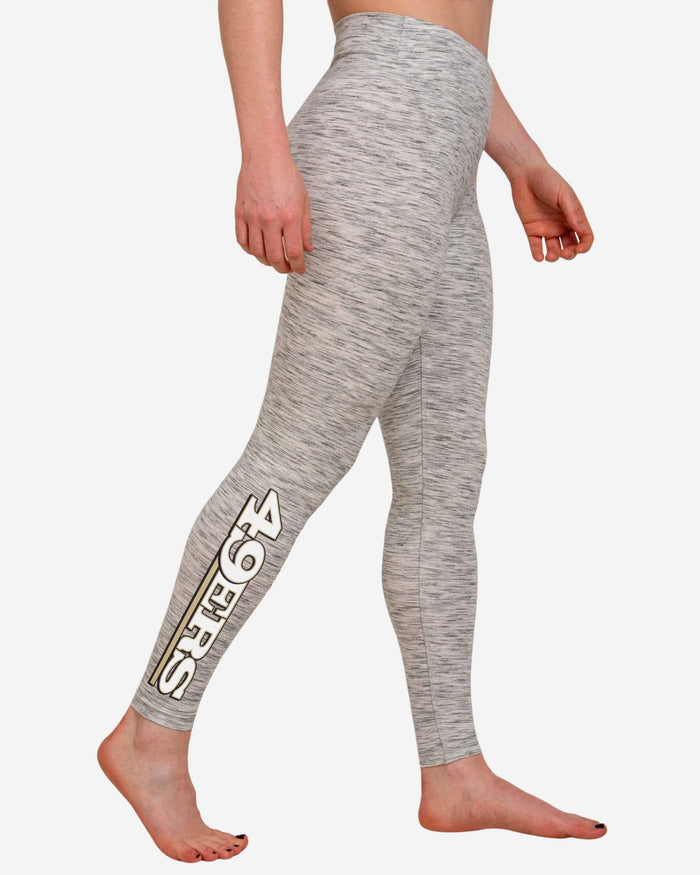 San Francisco 49ers Womens Gray Legging FOCO - FOCO.com