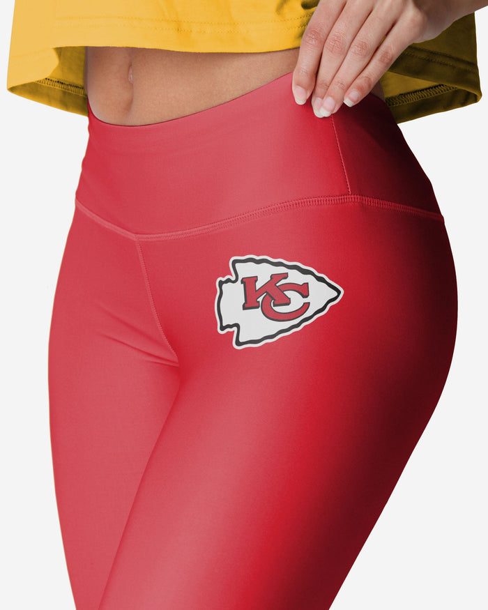 Kansas City Chiefs Womens Solid Big Wordmark Legging FOCO - FOCO.com