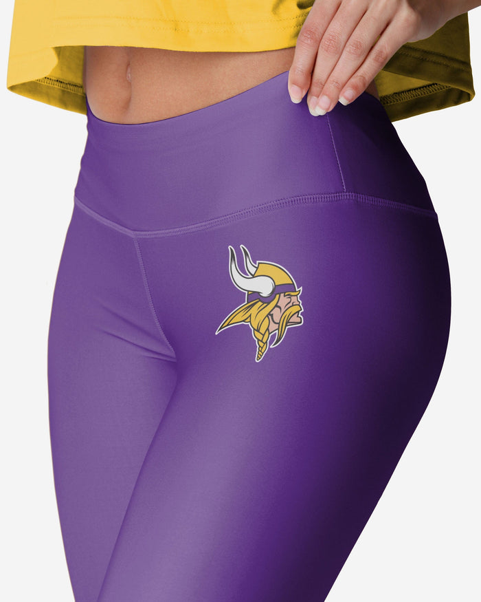 Minnesota Vikings Womens Solid Big Wordmark Legging FOCO - FOCO.com