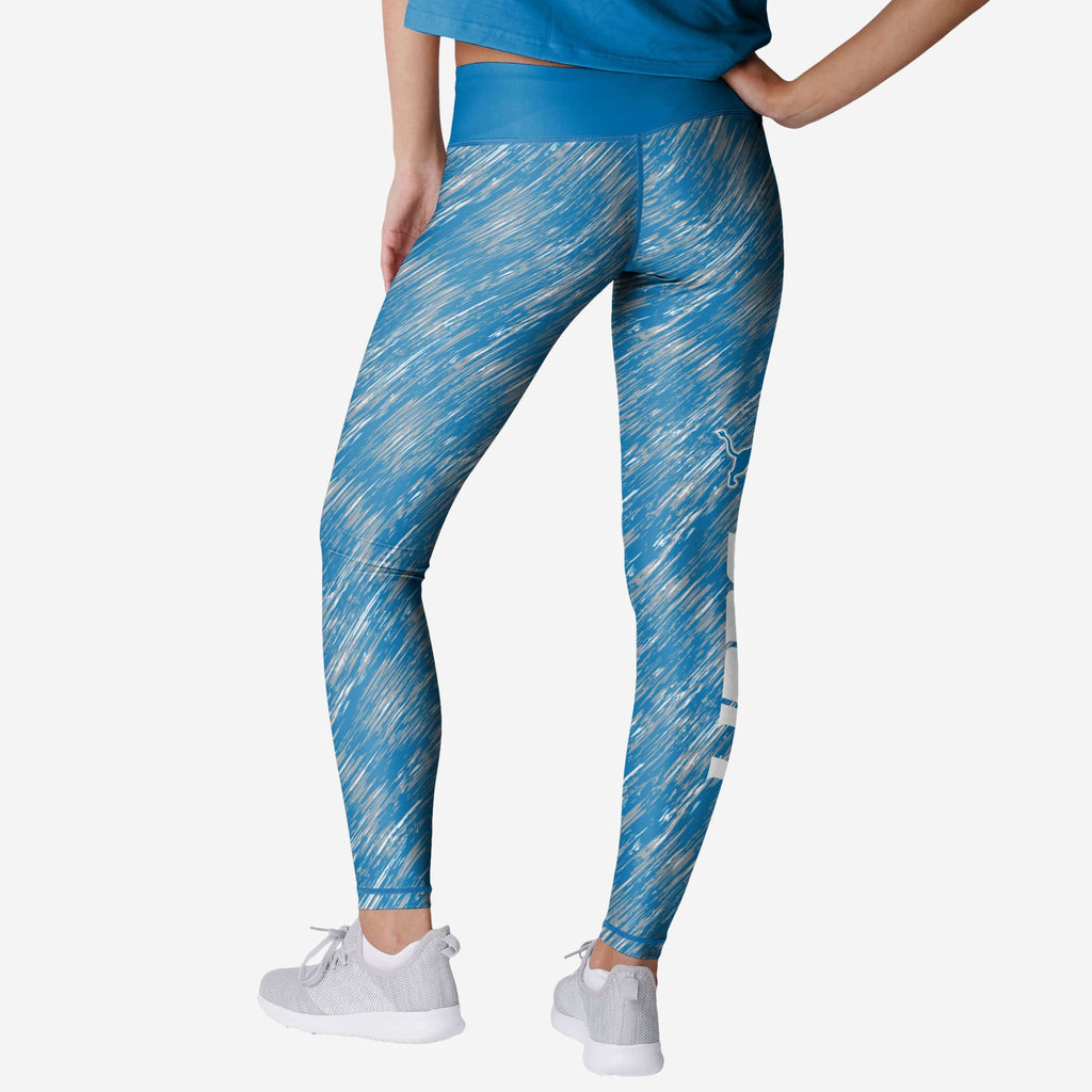 FOCO Women's Static Rain Leggings - Officially Licensed, All-Over Sublimation Print, Machine Washable