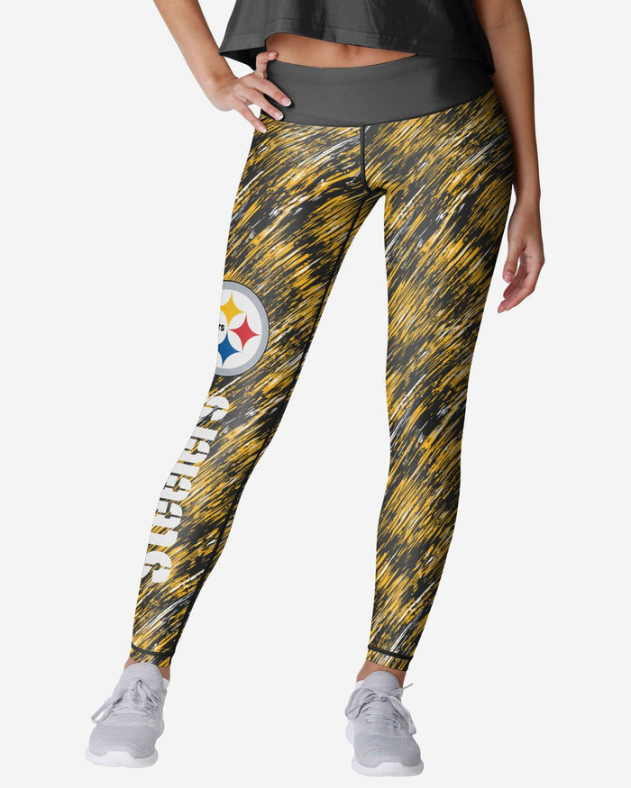 Pittsburgh Steelers Womens Static Rain Legging FOCO L - FOCO.com