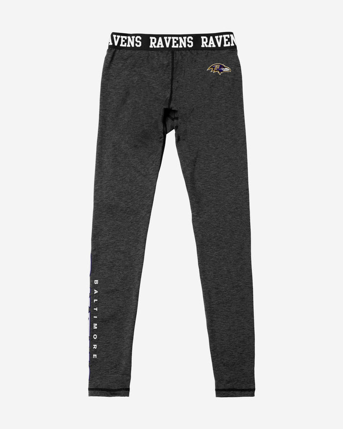 Baltimore Ravens Womens Team Color Static Legging FOCO - FOCO.com