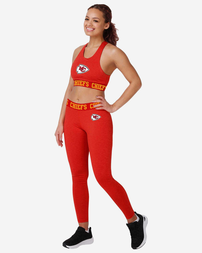 Kansas City Chiefs Womens Team Color Static Legging FOCO - FOCO.com