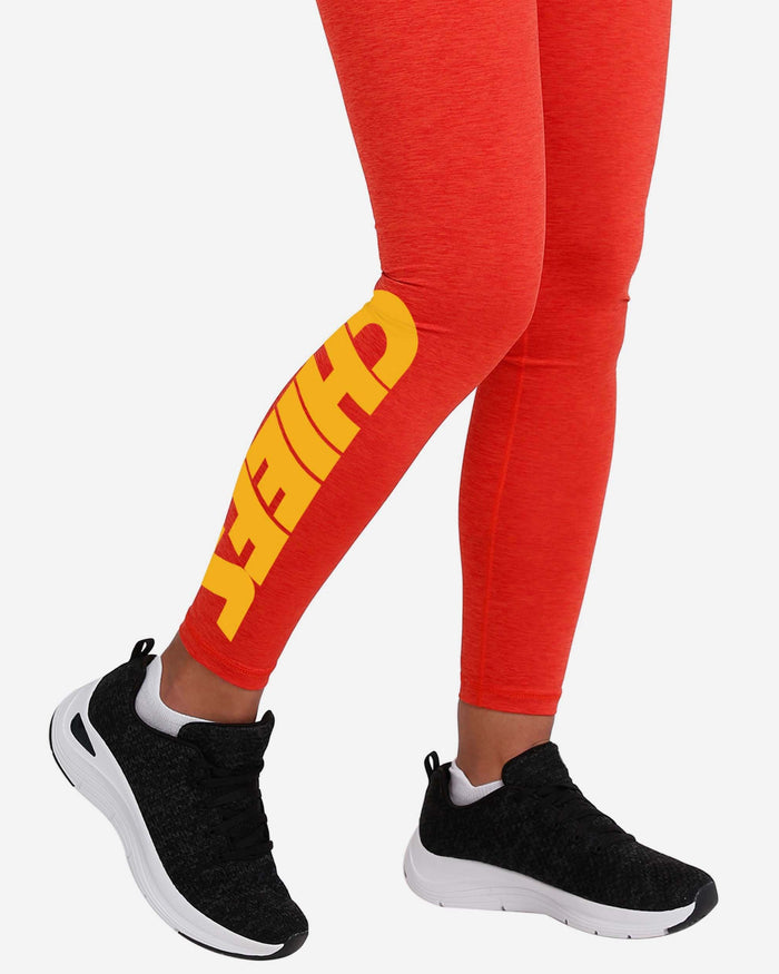 Kansas City Chiefs Womens Team Color Static Legging FOCO - FOCO.com