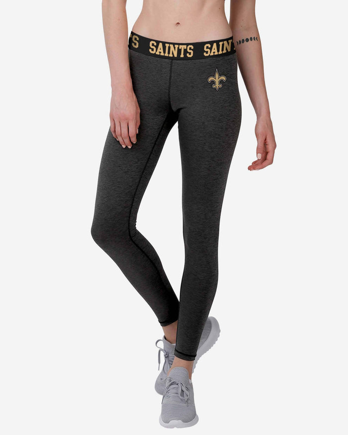 New Orleans Saints Womens Team Color Static Legging FOCO S - FOCO.com
