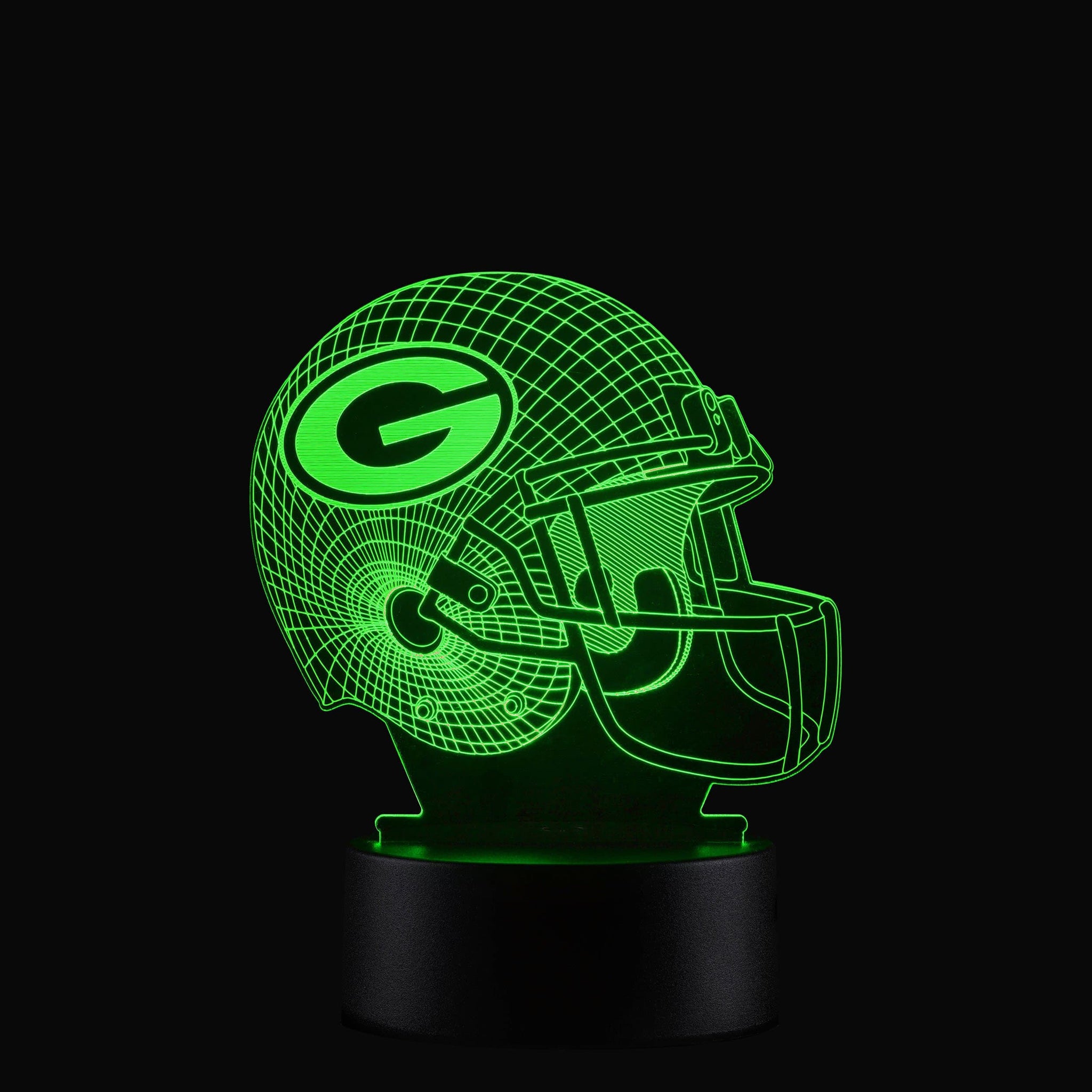 3d football helmet lamp Green Bay Packers Helmet Desk Light FOCO