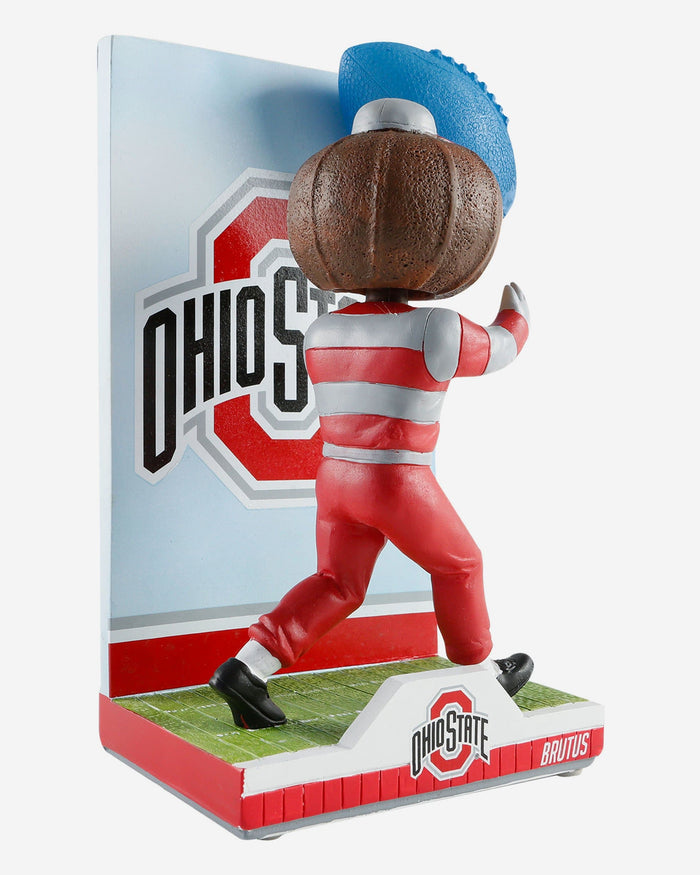 Brutus Buckeye Ohio State Buckeyes Mascot Action Pose Light Up Ball Bobblehead FOCO - FOCO.com