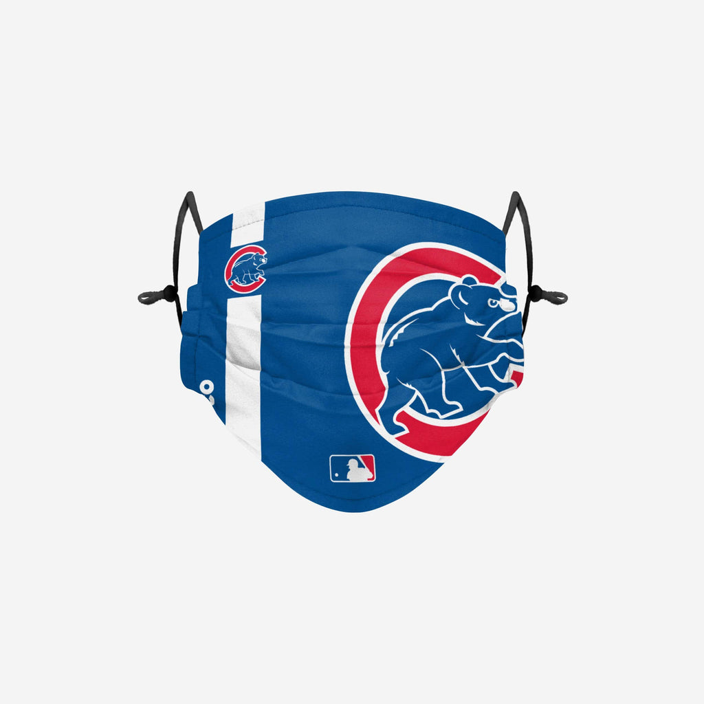 Chicago Cubs On-Field Adjustable Blue Face Cover FOCO - FOCO.com