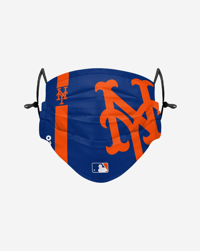 New York Mets On-Field Adjustable Blue & Orange Face Cover FOCO - FOCO.com