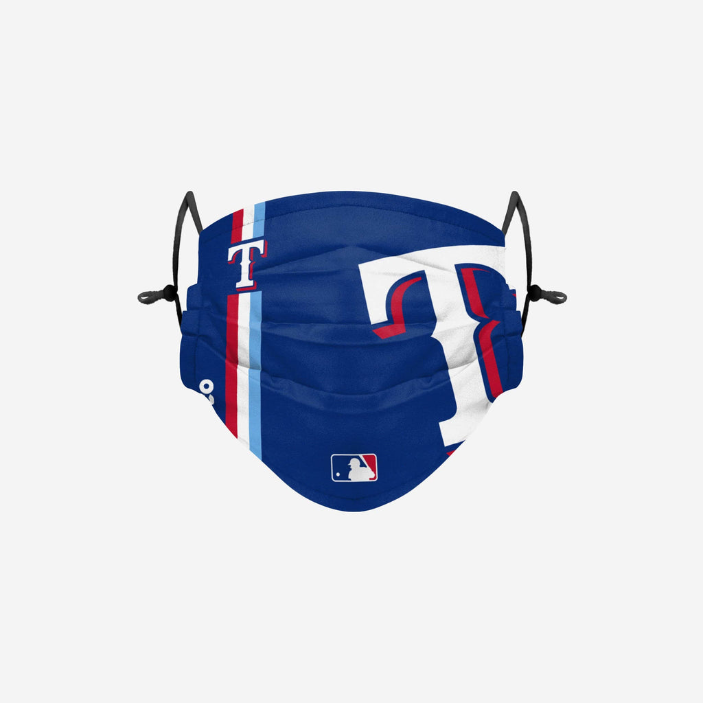 Texas Rangers On-Field Adjustable Dark Blue Face Cover FOCO - FOCO.com