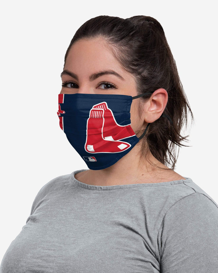 Boston Red Sox On-Field Adjustable Navy Face Cover FOCO - FOCO.com