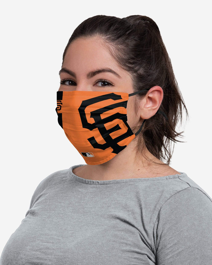 San Francisco Giants On-Field Adjustable Orange Face Cover FOCO - FOCO.com