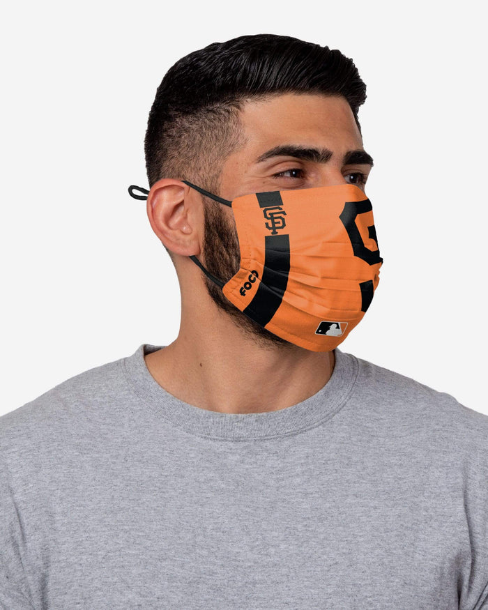 San Francisco Giants On-Field Adjustable Orange Face Cover FOCO - FOCO.com