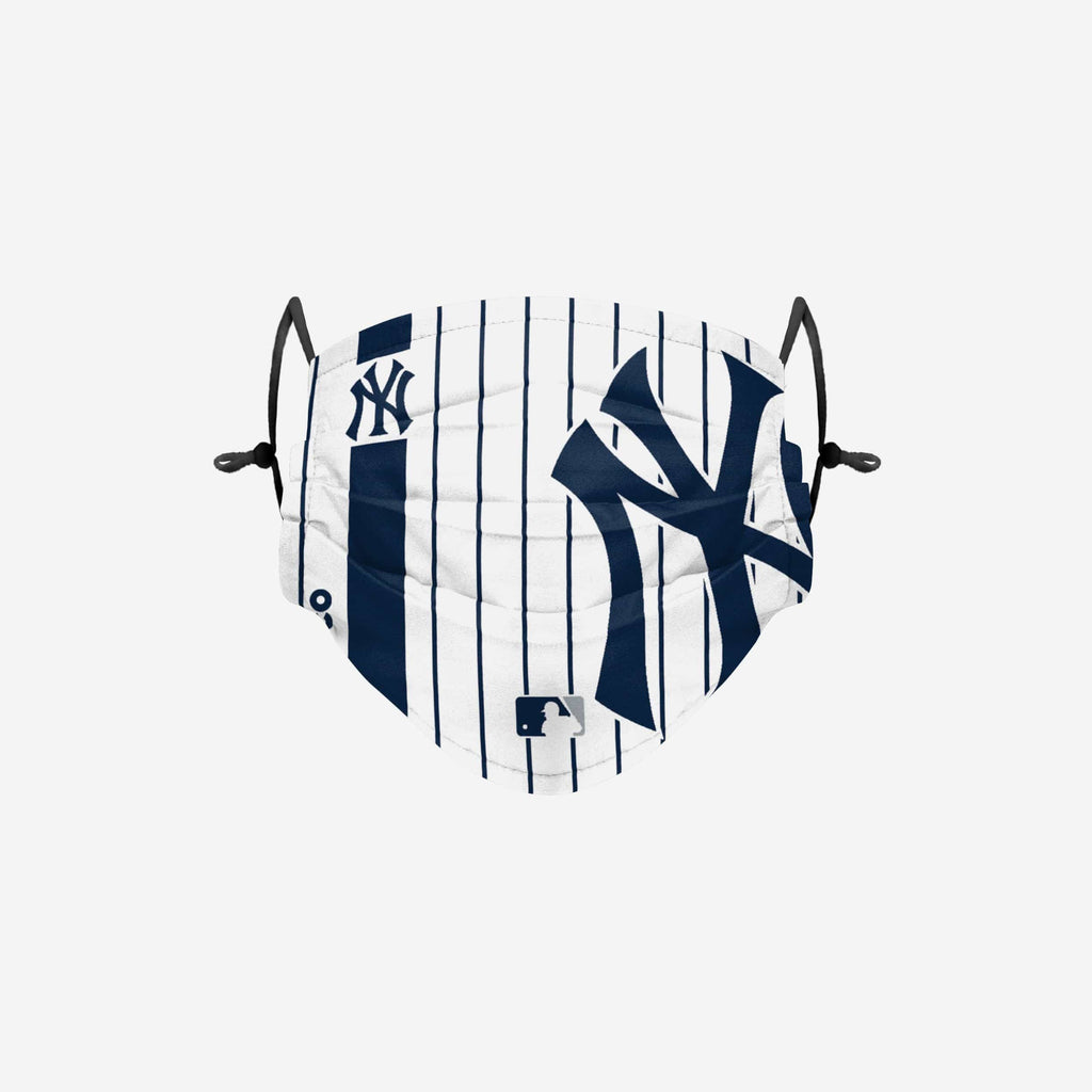 New York Yankees On-Field Adjustable Pinstripe Face Cover FOCO - FOCO.com