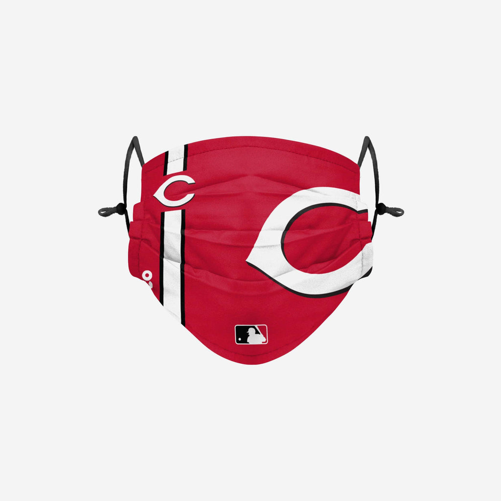 Cincinnati Reds On-Field Adjustable Red Face Cover FOCO - FOCO.com