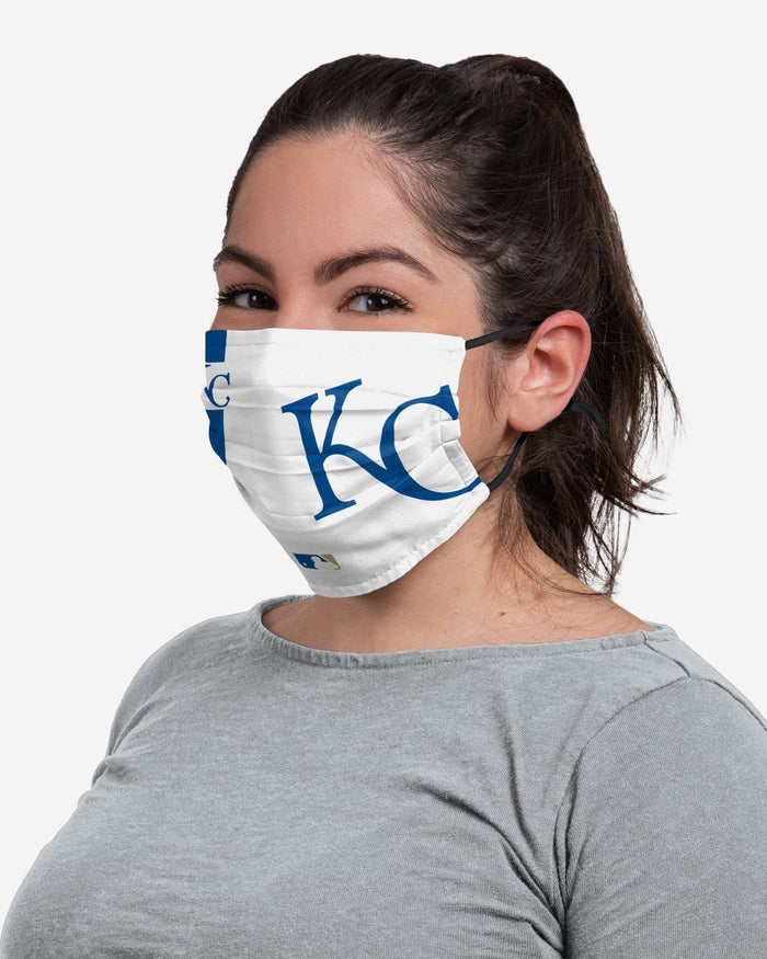 Kansas City Royals On-Field Adjustable White Face Cover FOCO - FOCO.com